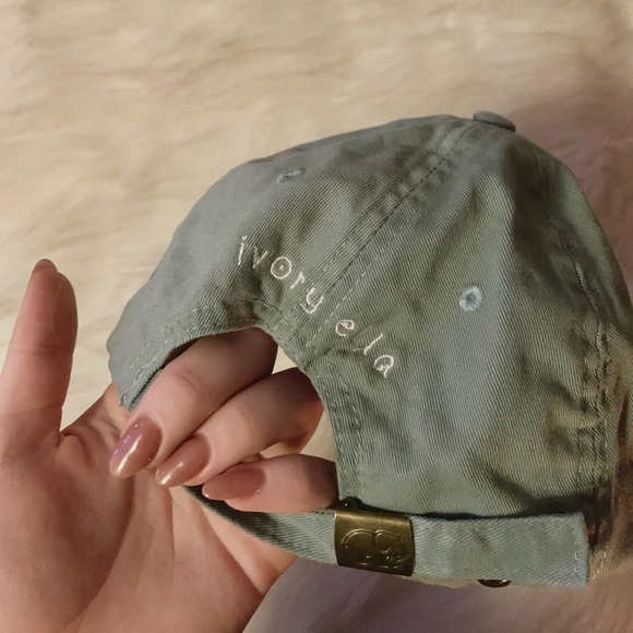 🧚sage green ivory ella  adjustable dad cap🧚 - Picture 2 of 2